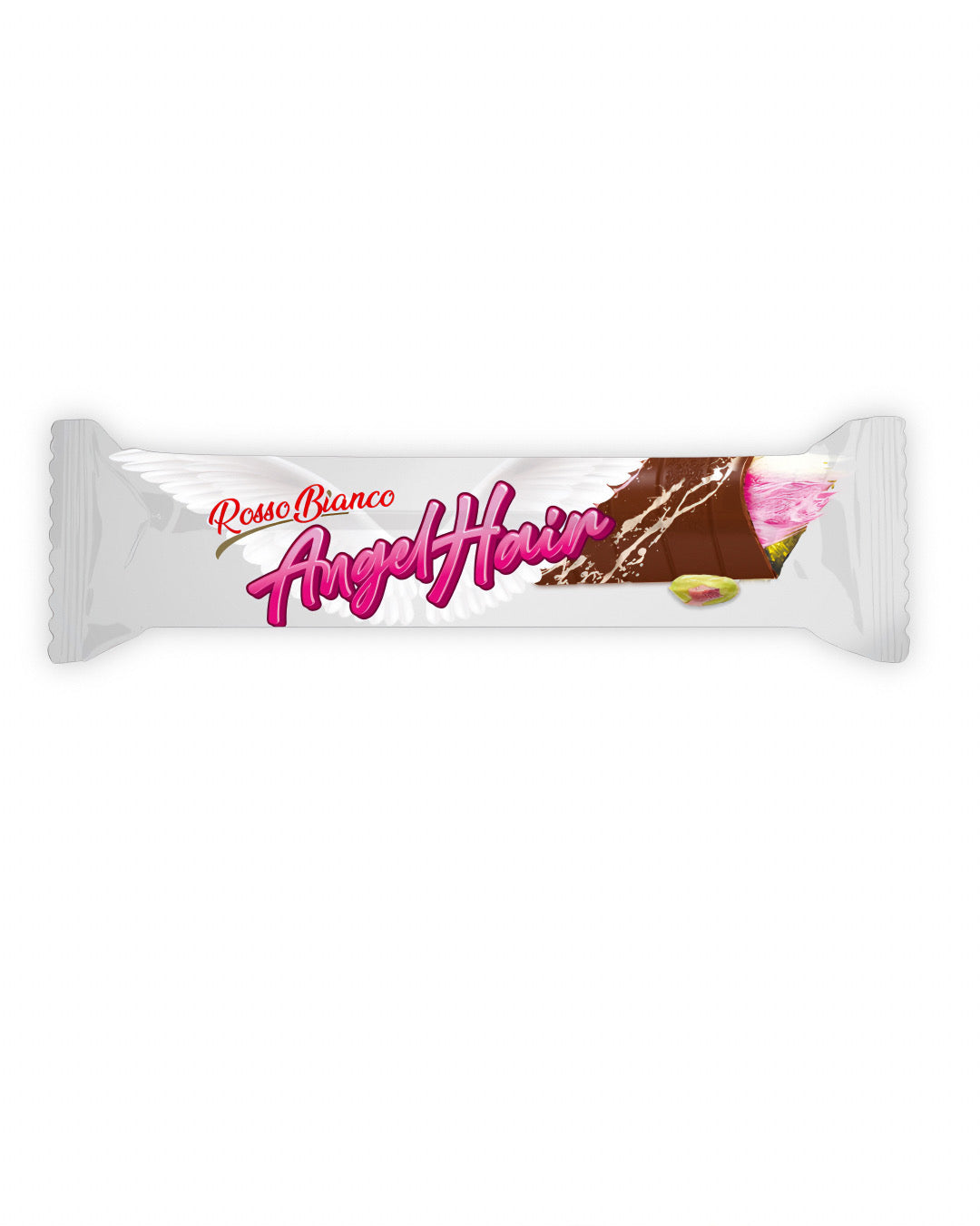 ROSSO BIANCO ANGEL HAIR | Pistacjowy baton z turecką watą cukrową 45g