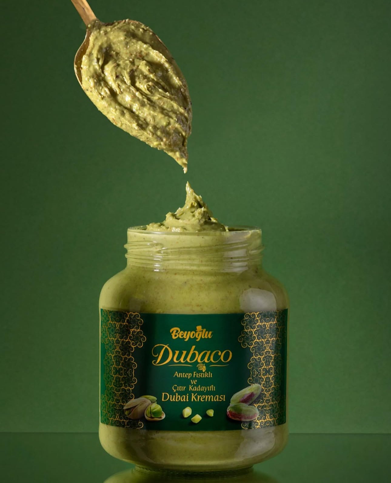 Beyoglu Dubai Chocolate Pistachio -Krem dubajski z pistacjami i chrupiącym kadayıf 200g