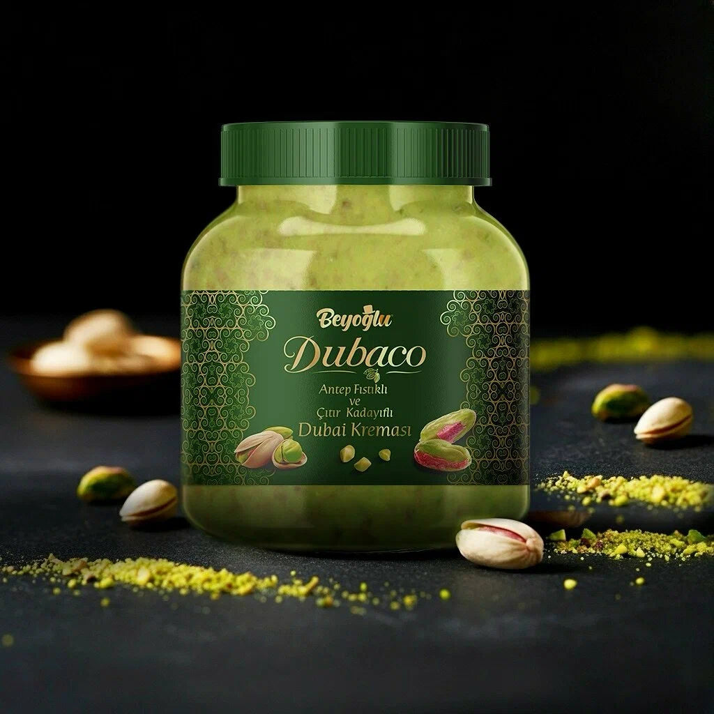 Beyoglu Dubai Chocolate Pistachio -Krem dubajski z pistacjami i chrupiącym kadayıf 200g