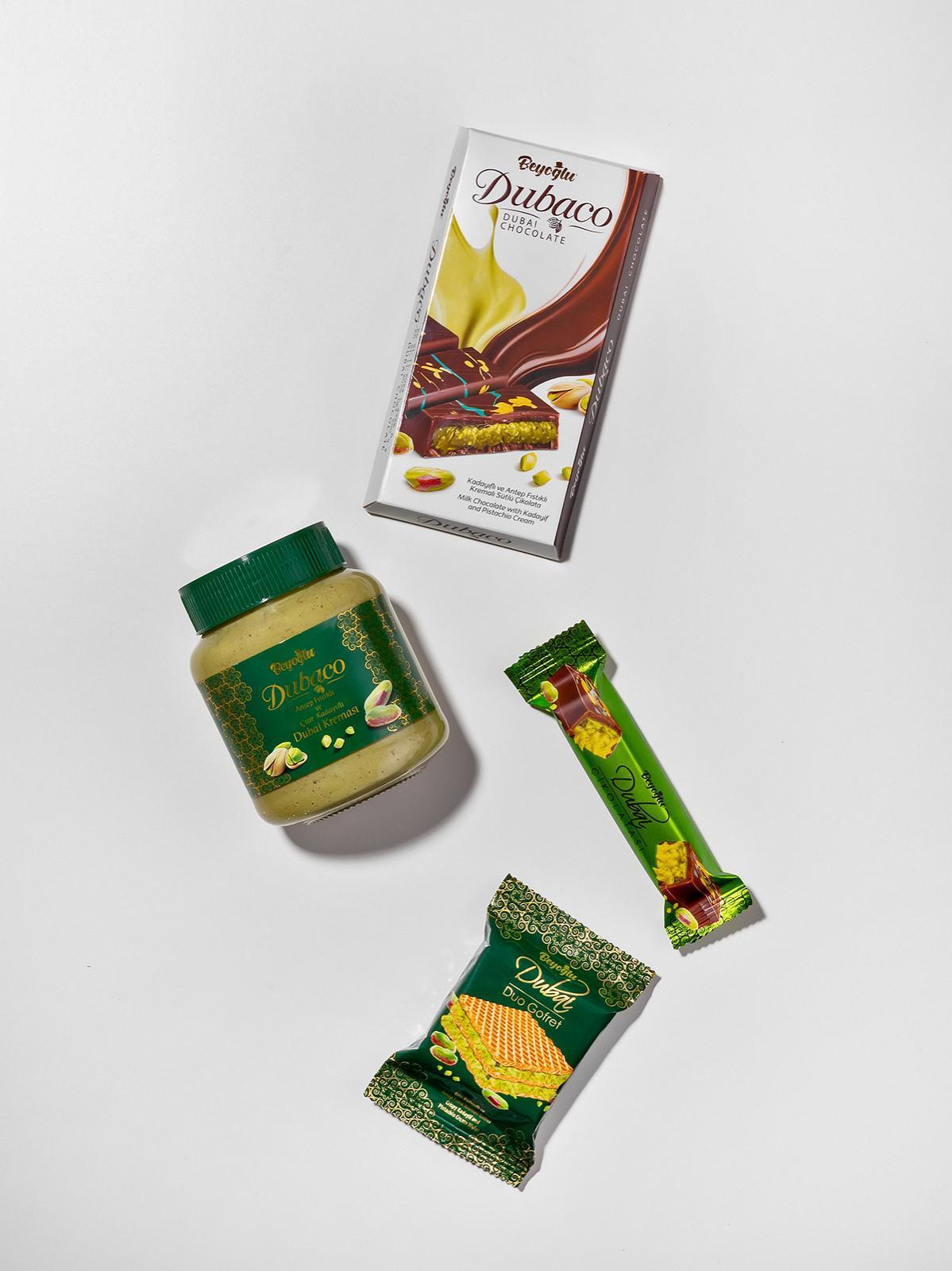 Beyoglu Dubai Chocolate Pistachio -Krem dubajski z pistacjami i chrupiącym kadayıf 200g