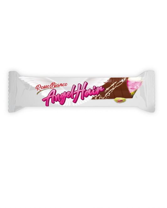 ROSSO BIANCO ANGEL HAIR | Pistacjowy baton z turecką watą cukrową 45g