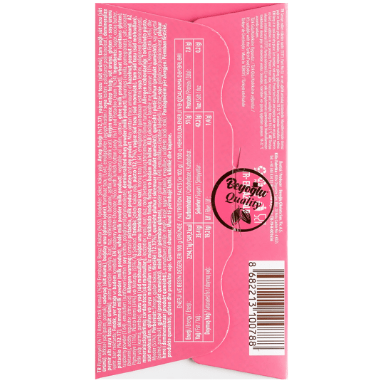 BEYOGLU ANGEL HAIR RASPBERRY WHITE CHOCOLATE | Biała czekolada o smaku malinowym z turecką watą cukrową i kremem pistacjowym 170g