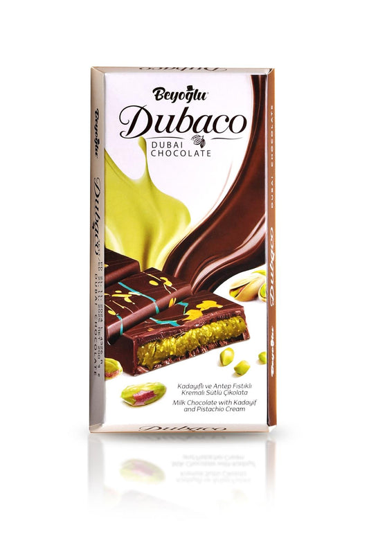 BEYOGLU DUBAI CHOCOLATE | Dubajska czekolada z pistacjowym kremem 95g