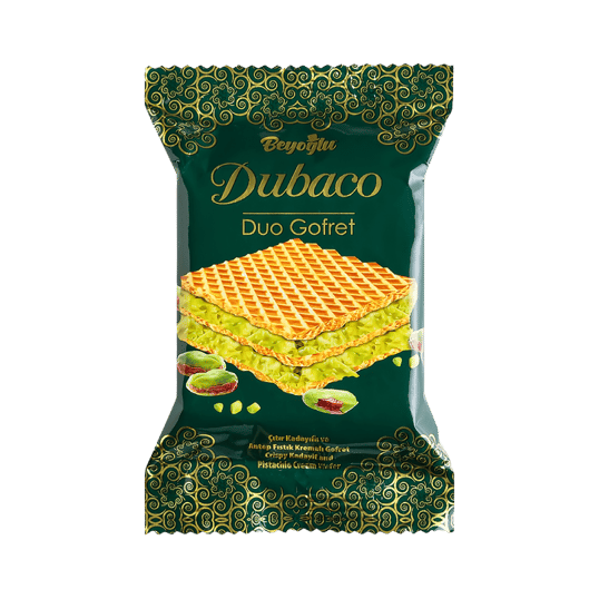 BEYOGLU DUBAI DUO GOFRET | Chrupiący wafelek z pistacjowym nadzieniem 36 g