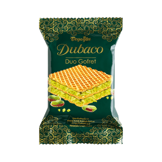 BEYOGLU DUBAI DUO GOFRET | Chrupiący wafelek z pistacjowym nadzieniem 36 g