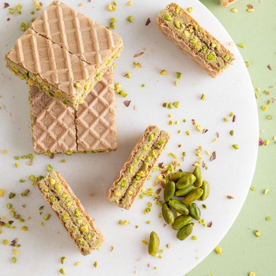 BEYOGLU DUBAI DUO GOFRET | Chrupiący wafelek z pistacjowym nadzieniem 36 g